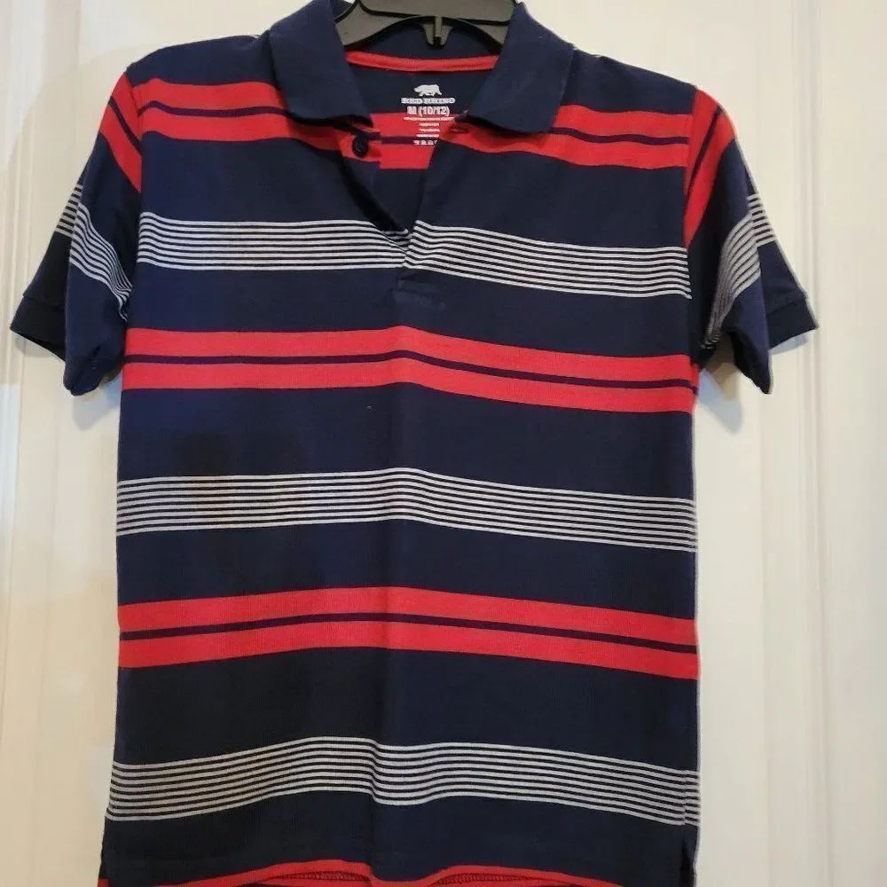 BRAND NEW BOYS RED RHINO CROW CO. POLO SHIRTS